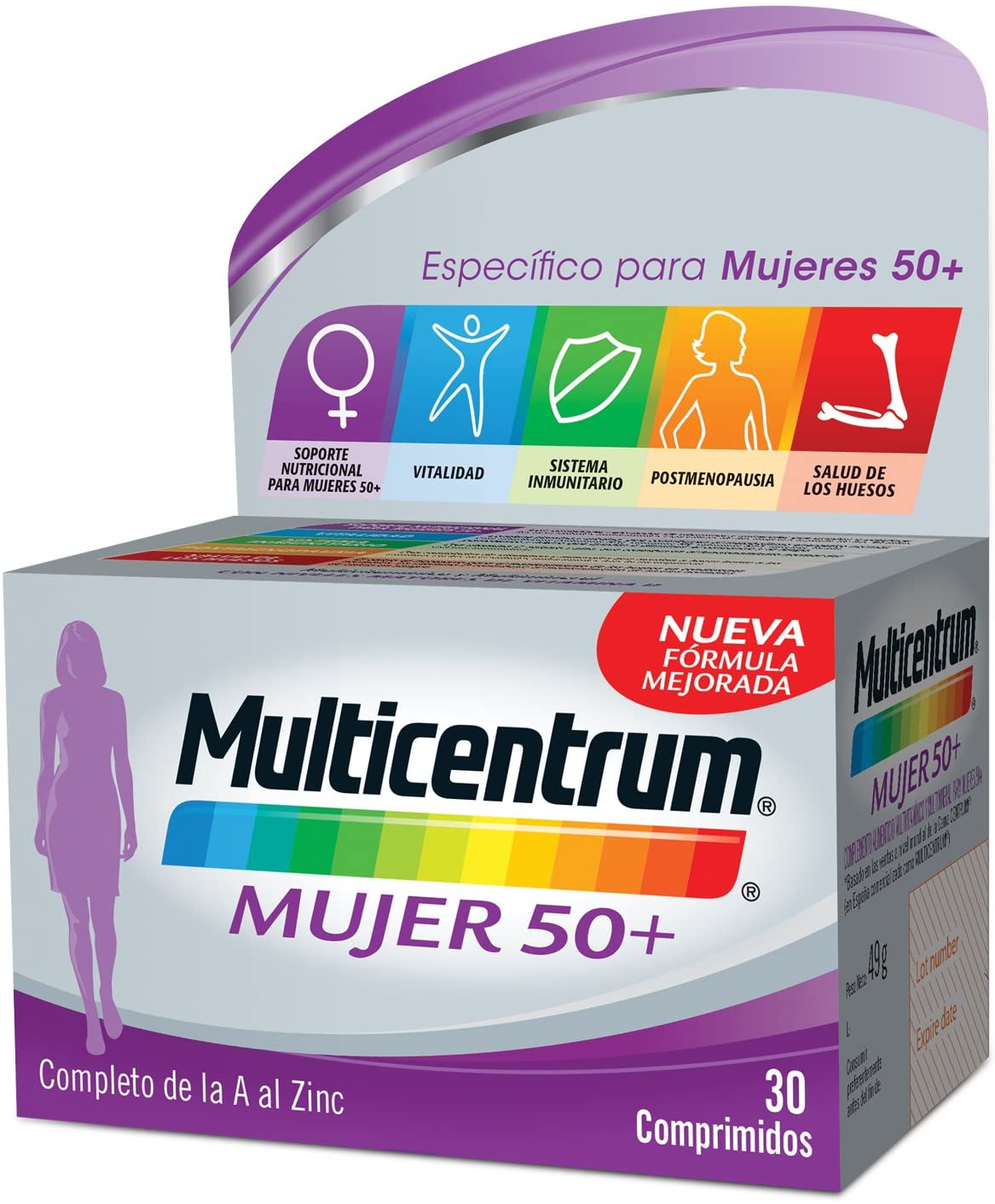 Multicentrum Mujer +50 30 Comprimidos